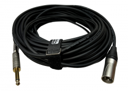 Xline Cables RMIC XLRM-JACK 15 Кабель микрофонный  XLR 3 pin male - JACK 6.3 mono длина 15м