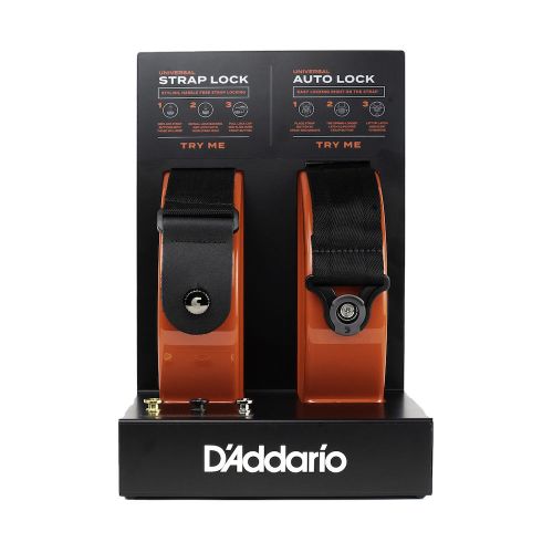 PW-EGSLD Демонстрационный стенд для систем крепления гитарных ремней, D'Addario