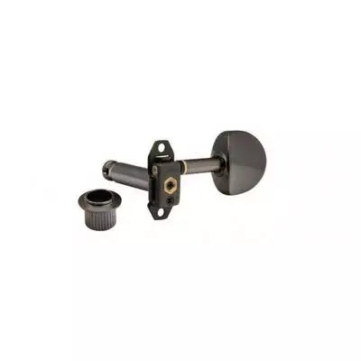 Gotoh ST31-SB5-CKX-(L6)  колки компактные Stealth-Key 1:18, 6 в линию, cosmo black, schaller mi