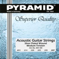 304100 Silver Wound Комплект струн для акустической гитары, 11-47, Pyramid