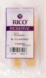 RCT0220 Reserve Classic Трости для кларнета Bb, размер 2.0, 2шт., Rico
