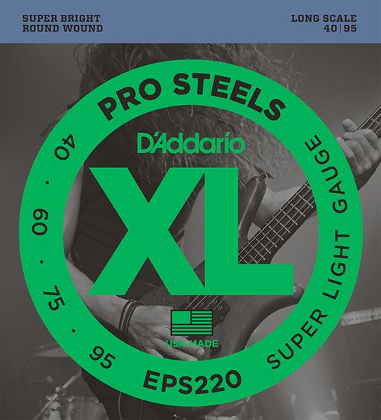 EPS220 ProSteels , Super Light, 40-95, D'Addario