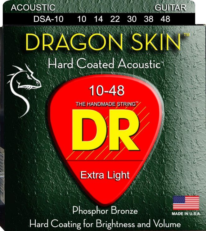 Струны для акустической гитары DR DSA 10