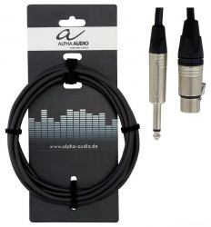 ALPHA AUDIO Peak Line кабель микрофонный XLR(f) - 6,3 mm mono jack plug...