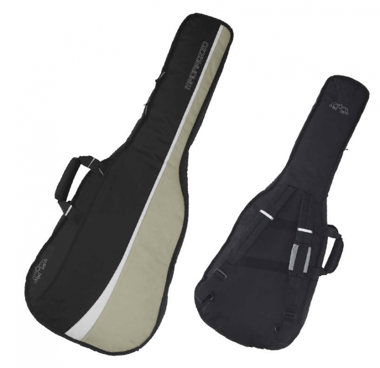 Madarozzo MA-G0010-C4/BB гитарный чехол неутепленный, для классической гитары 4/4, цвет Black/Beige, серия G010, бренд Madarozzo