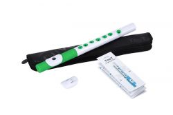 NUVO TooT (White/Green) блок-флейта TooT, материал - пластик, цвет - белый/зелёный,...