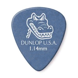 Dunlop 417P114 Gator Grip Standard 12Pack  медиаторы, толщина 1.14 мм, 12 шт.