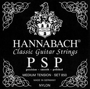 850MT Black PSP Комплект струн для классической гитары нейлон/посеребренные Hannabach