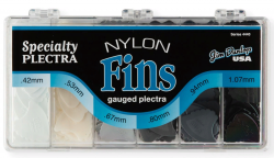 Dunlop 4440 Nylon Fin Display  коробка с медиаторами, 042, 053, 067, 080, 094, 107 по 36 шт, 216 шт