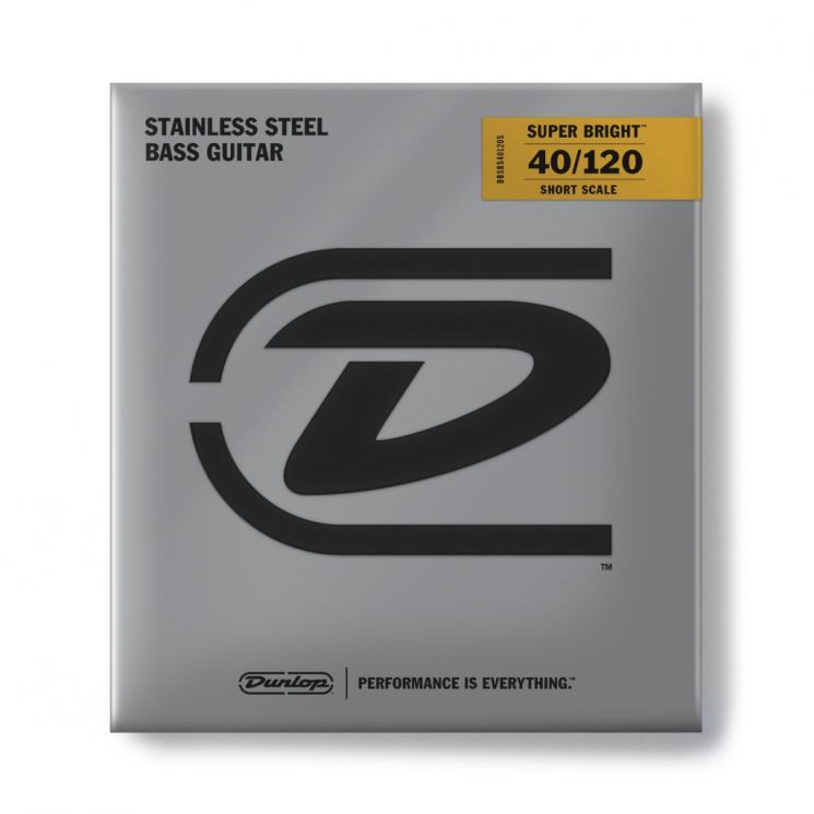 DBSBS40120S Super Bright Short Scale, 40-120, Dunlop