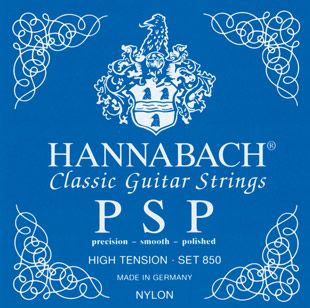 850HT Blue PSP Комплект струн для классической гитары нейлон/посеребренные Hannabach