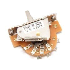 Hosco H-DM-50S  5-позиционный переключатель Strat, открытый, никелированые контакты. Без наконечника