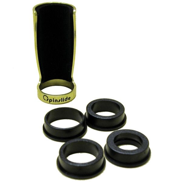 SS400-Spin-Slaide Brass. Слайд медный открытый на палец, с переходными втулками. D'Andrea