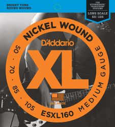 ESXL160 Nickel Wound, Medium, 50-105,  D'Addario