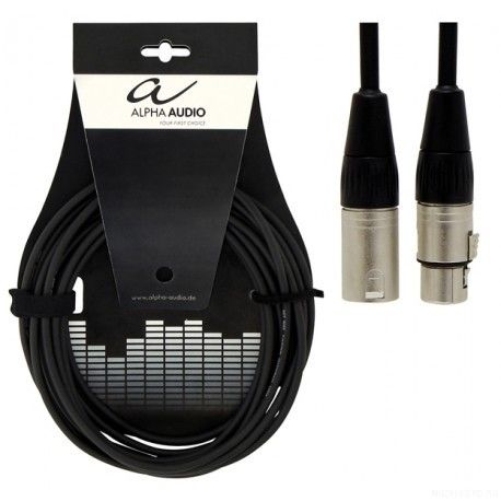 ALPHA AUDIO Pro Line кабель спикерный XLR(п)xXLR(м), Neutric, 6 м