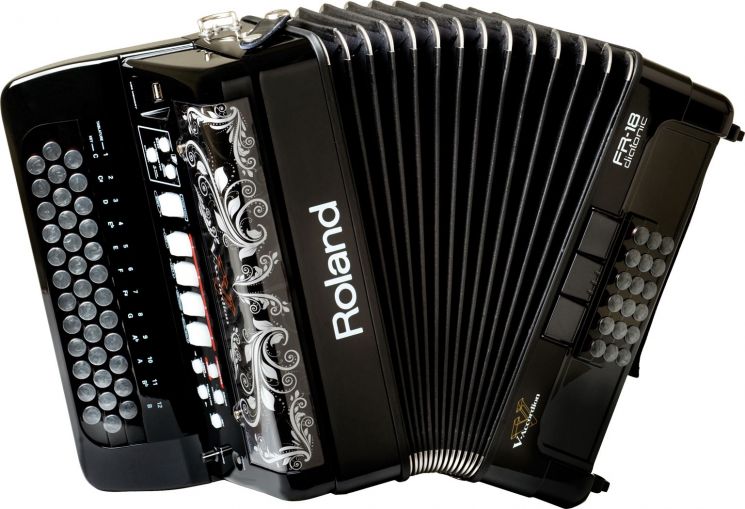 Аккордеон ROLAND FR-18D BK