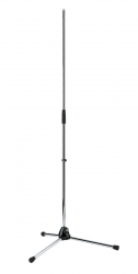 K&M 20130-300-02  микрофонная стойка прямая, хром, 910-1615 мм