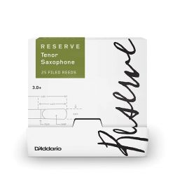 DKR01305-B25 Reserve Трости для саксофона тенор, размер 3.0+, 25шт в индивидуальной упаковке, Rico