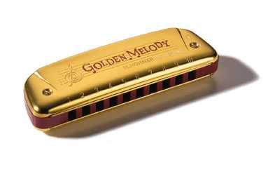 M543016 Golden Melody C-major gold plated covers Hohner