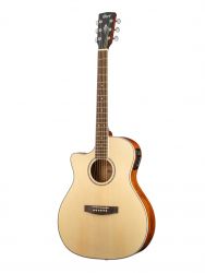 GA-MEDX-WBAG-LH-OP Grand Regal Series Электро-акустическая гитара, леворукая, с чехлом, Cort