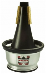 DenisWick DW5531 Сурдина для трубы, Cup (грибок), подвижная чашка , материал - алюминий, DenisWick