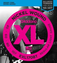 EXL170BT Nickel Wound  Regular Light, .45-107, D'Addario