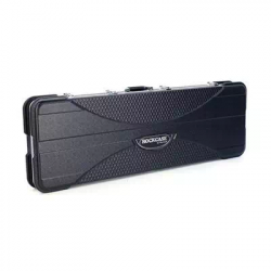 Rockcase ABS 10505B  прямоугольный пластик. кейс Premium для бас-гитары, черный, лого Rockcase