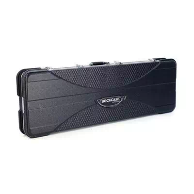 Rockcase ABS 10505B  прямоугольный пластик. кейс Premium для бас-гитары, черный, лого Rockcase