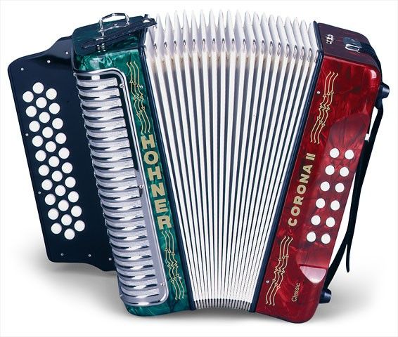 Аккордеон диатонический HOHNER Corona II Classic GCF Mexico