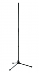 K&M 20130-300-55  микрофонная стойка прямая, черная, 900-1605 мм