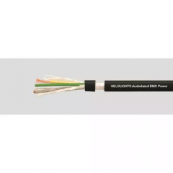 Helukabel 400081  кабель комбинированный DMX + силовой, 2 x 0,24 + 2x1 мм?, черный