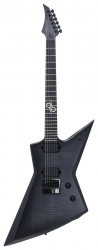 Solar Guitars E1.6FBB  электрогитара, цвет черный, чехол в комплекте