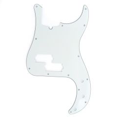 MX1303AW Защитная накладка бас-гитары Precision Bass, 3 слоя, белая, Musiclily