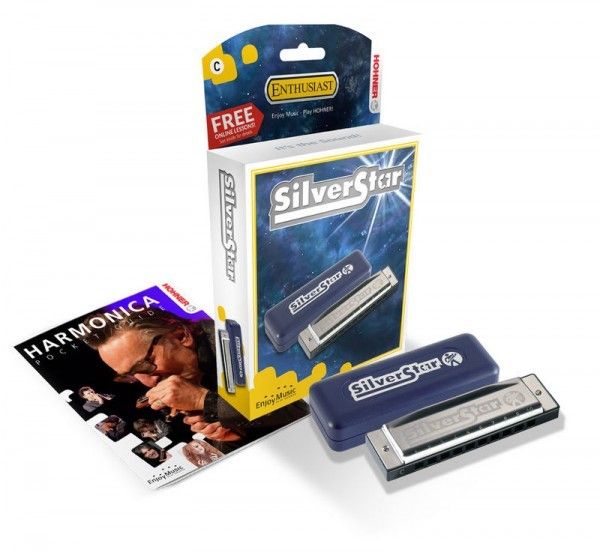 Губная гармоника диатоническая HOHNER Silver Star 504/20 F