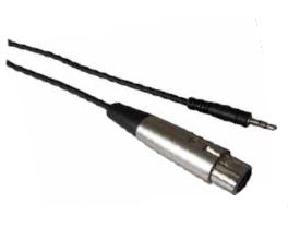 MFS-110 Кабель микрофонный, XLR3F/3.5mm, стерео, 3.05м, Leem