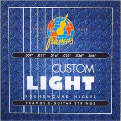 Framus 45210CL  струны для электрогитары Blue Label 9-46 (Custom Light), никель