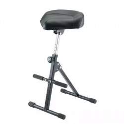 K&M 14045-000-55  складной стул для музыканта, мотоседло, кожзам, 600-900 мм