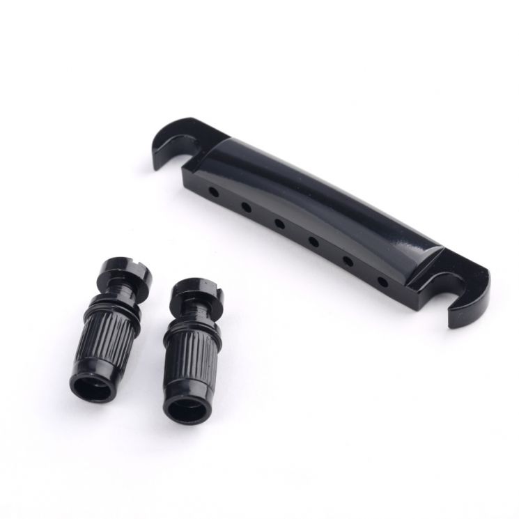 M203BK Стоп-бар для гитар LP Style, черный, Musiclily