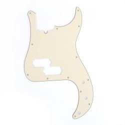 MX1303CM Защитная накладка бас-гитары Precision Bass, 3 слоя, кремовая, Musiclily