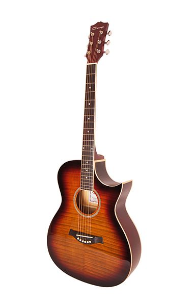 F531-BS Акустическая гитара, с вырезом, санберст, Caraya