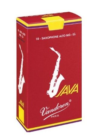 SR2625R JAVA RED CUT Трости для саксофона Альт №2,5 (10шт) Vandoren