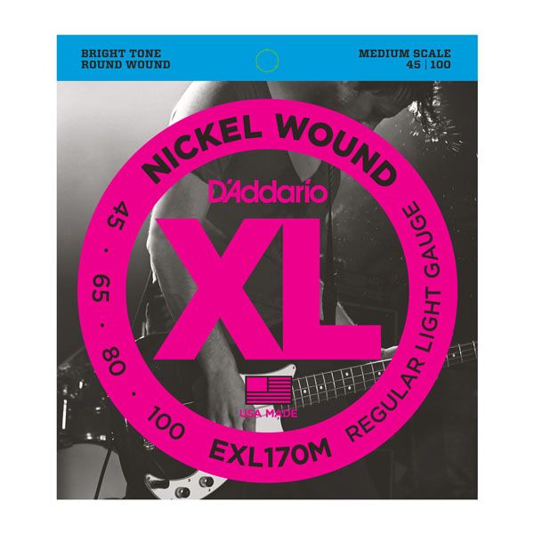 EXL170M Nickel Wound  D'Addario