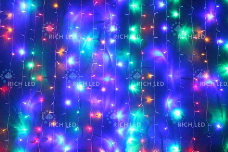 Занавес RICH LED RL-CS2*1.5FF -T/M