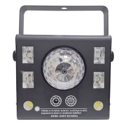 Led Star MA-E007A Эффект светодиодный, 4в1, волшебный шар, УФ, стробоскоп, лазер красный/зеленый