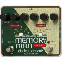 Electro-Harmonix Deluxe Memory Man Tap Tempo 550-T  гитарная педаль Ultimate Analog Delay