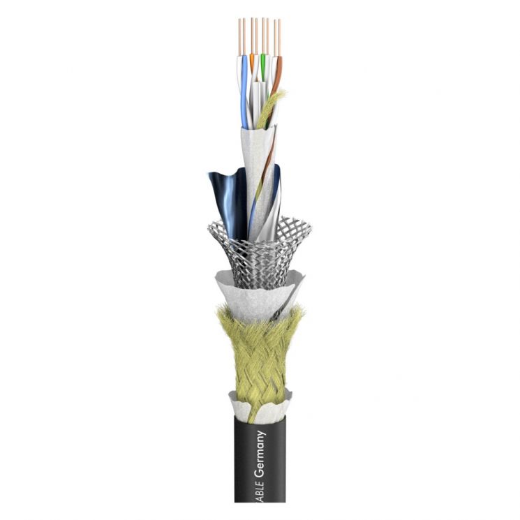 580-0241AQ SC-Aqua Marinex CAT.6 PUR-SR Aramid Кабель сетевой витая пара, 100м, Sommer Cable