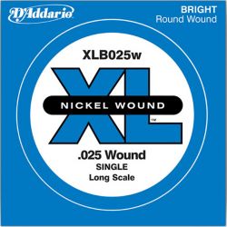 XLB025W Nickel Wound   D'Addario
