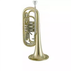 V. F. Cerveny CTR 590PX-O  бас-труба Bb 3х вентильная 190/11,7мм. , литые вентили, лак золото