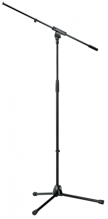 K&M 21060-300-55  микрофонная стойка "журавль", черная, 925-1630 мм
