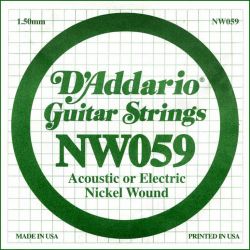 NW059 Nickel Wound  .059 D'Addario